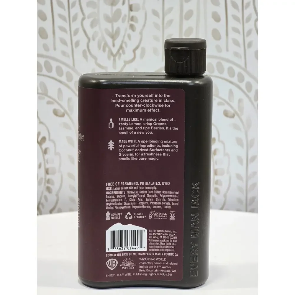 Every Man Jack Harry Potter Potions Metamorphosis Body Wash 13.5oz